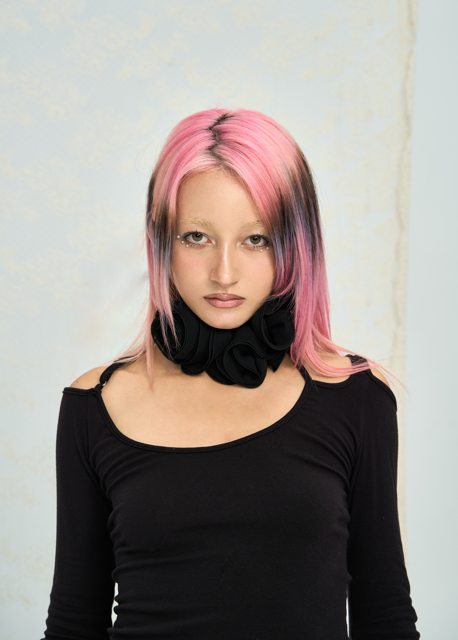 Silk Flower Choker